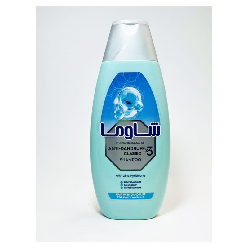 شامپو ضد شوره شاوما مدل Anti-Dandruff Classic X٣ حجم 400 میل