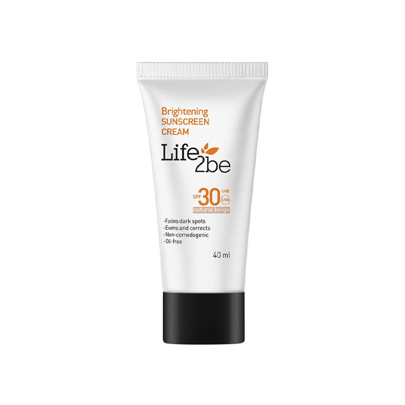 ضدآفتاب رنگی SPF30 لایف توبی رنگ natural beige