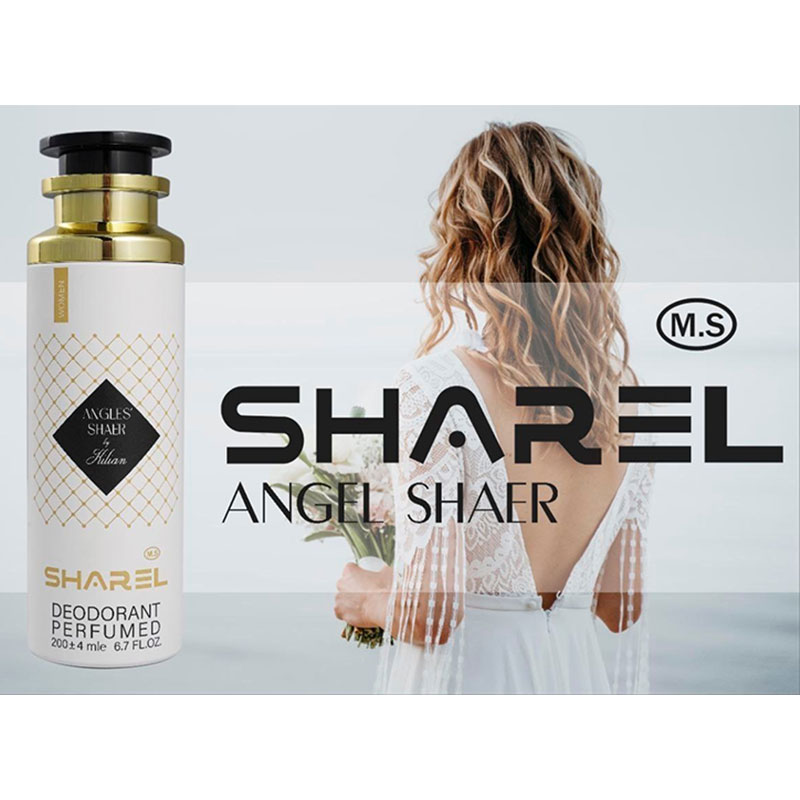 اسپری دئودورانت زنانه شارل مدل ANGLES SHAER